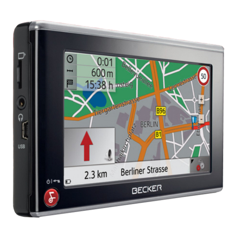 Becker Traffic Assist Z 108 User manual