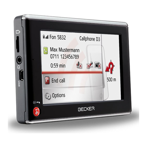 Becker Traffic Assist Z 102 operating instructions