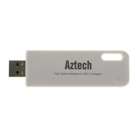 Aztech Wireless N USB Adapter User manual