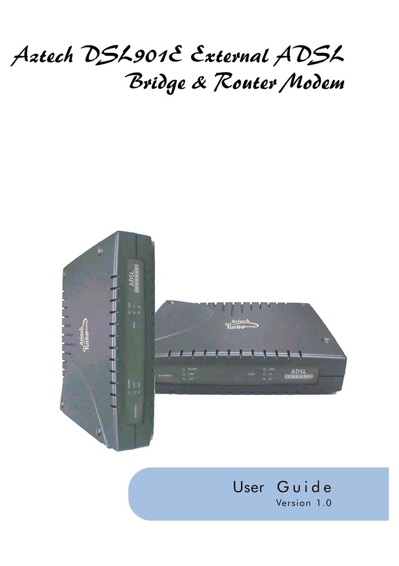 Aztech DSL901E User manual