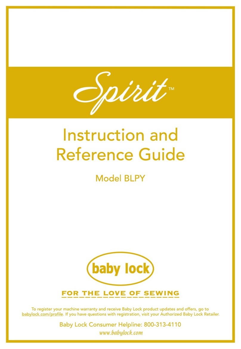 Baby Lock Spirit BLPY Technical manual