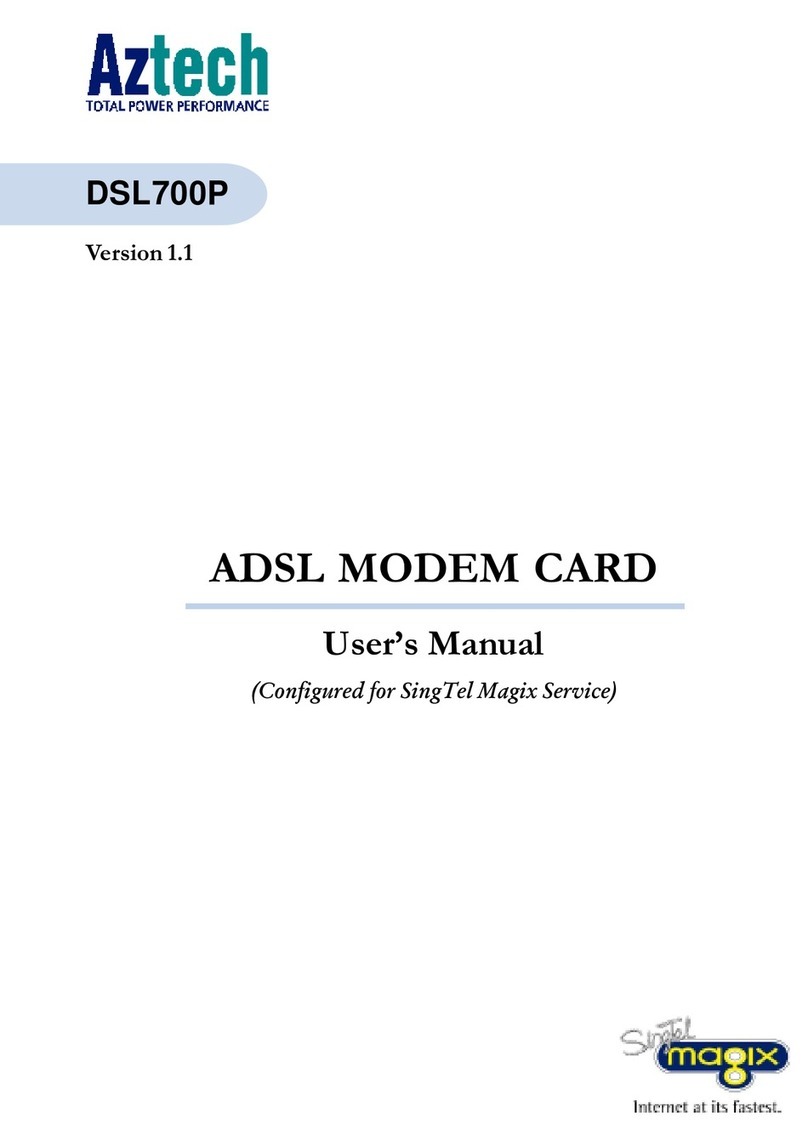 Aztech DSL700P user manual