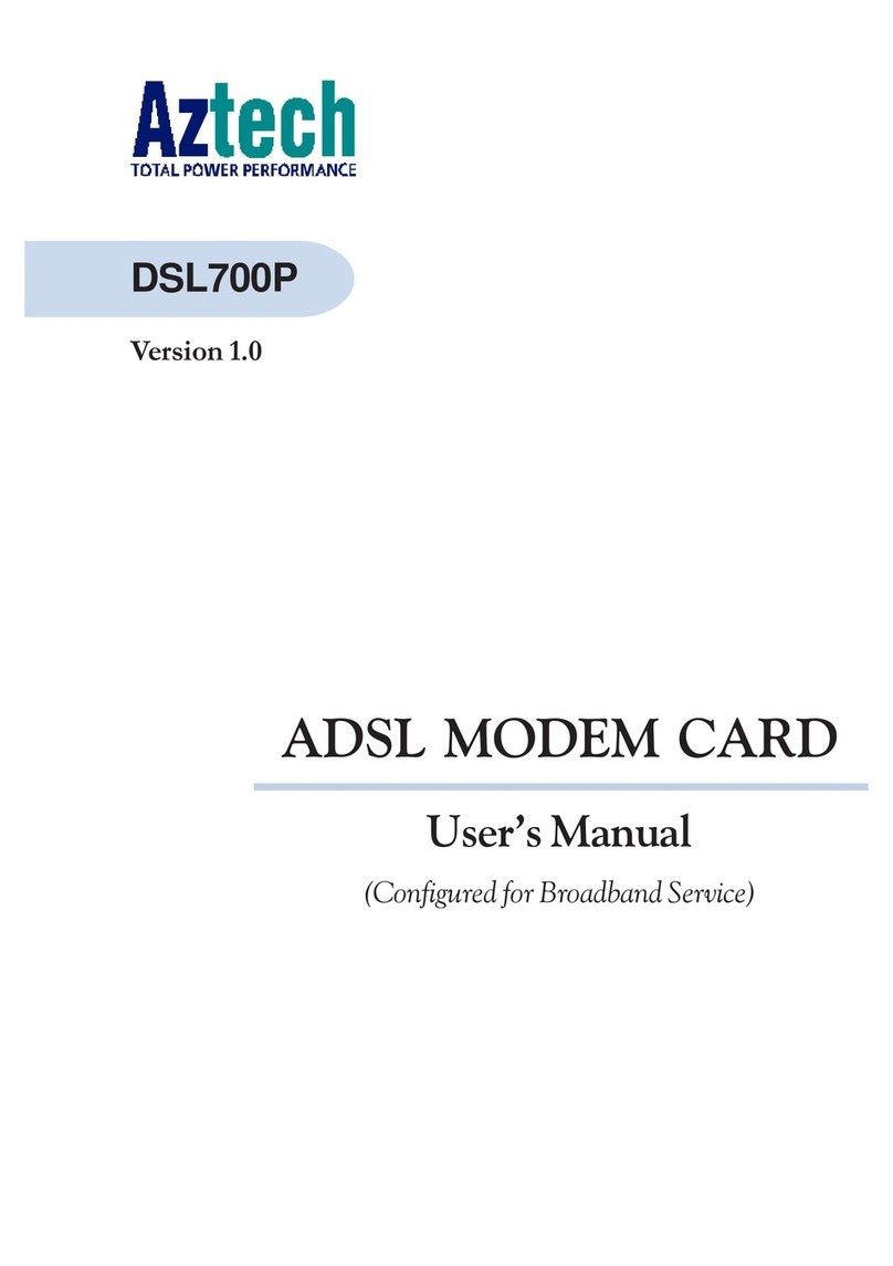 Aztech DSL700P User manual