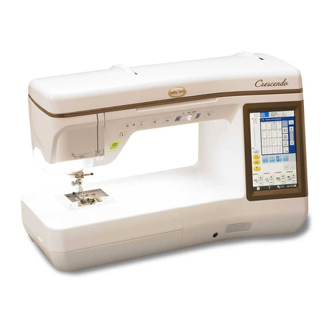 Baby Lock Crescendo BLCR Instruction and reference guide