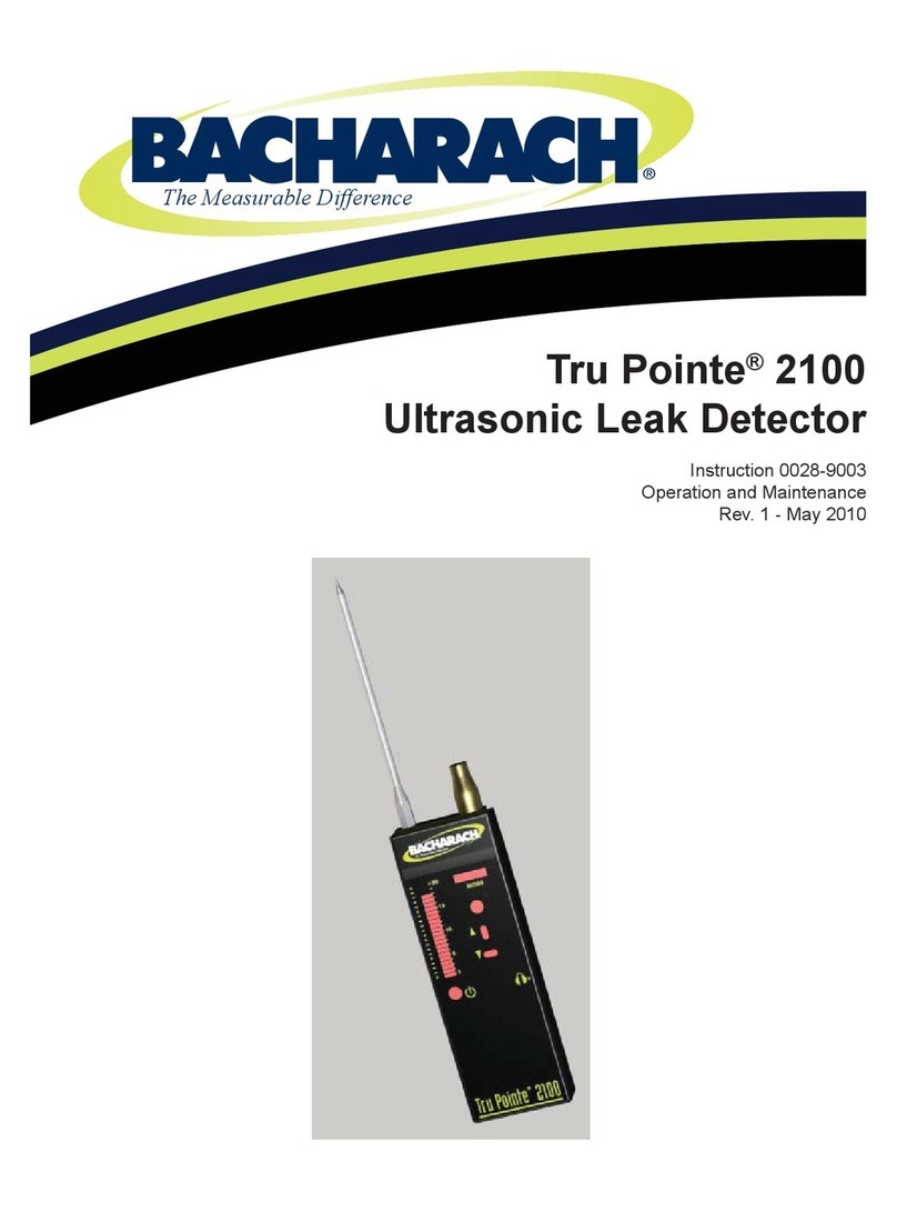 Bacharach Tru Pointe 2100 Instruction Manual