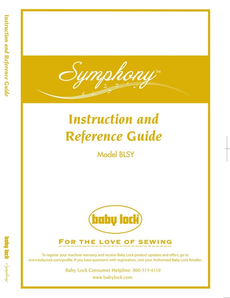 Baby Lock Symphony BLSY Instruction and reference guide