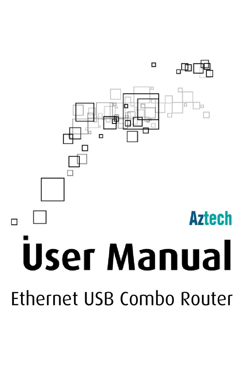Aztech Ethernet USB Combo Router user manual