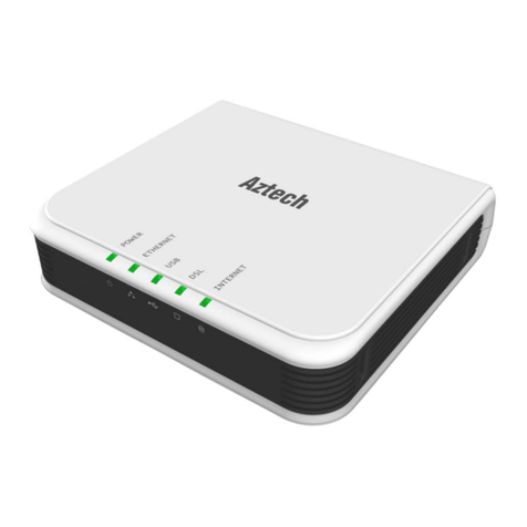 Aztech ADSL2/2+ Modem User manual