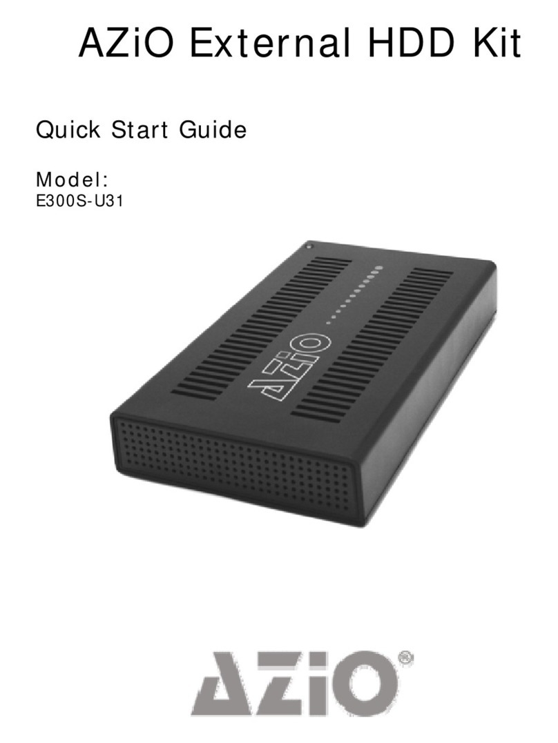 Azio E300S-U31 quick start guide