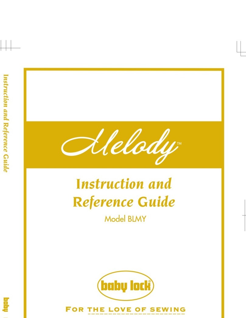 Baby Lock Melody BLMY Instruction and reference guide