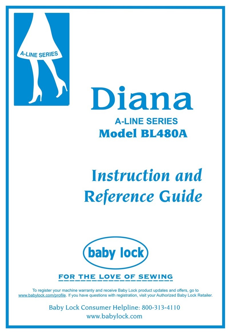 Baby Lock Diana BL480A Technical manual