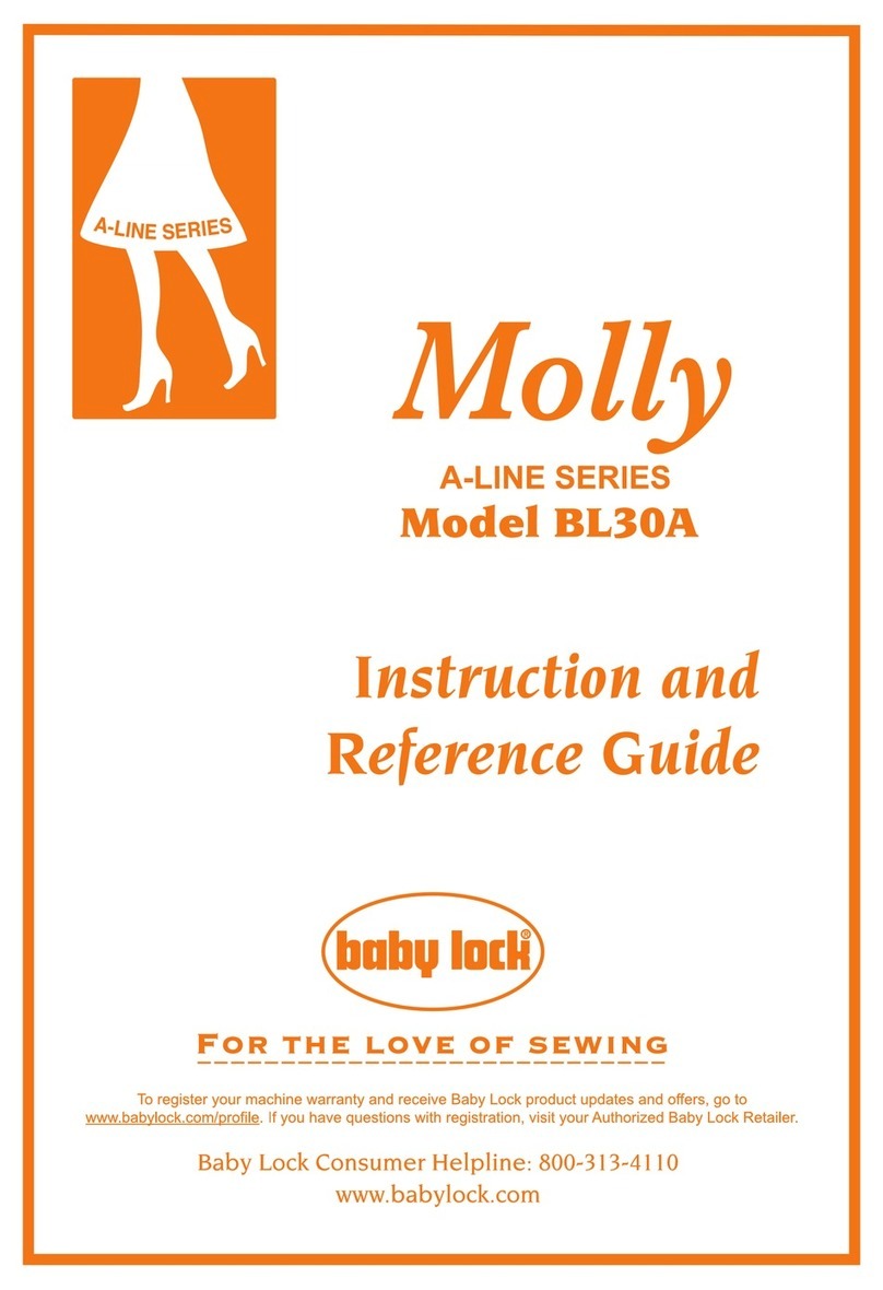 Baby Lock Molly BL30A Instruction and reference guide