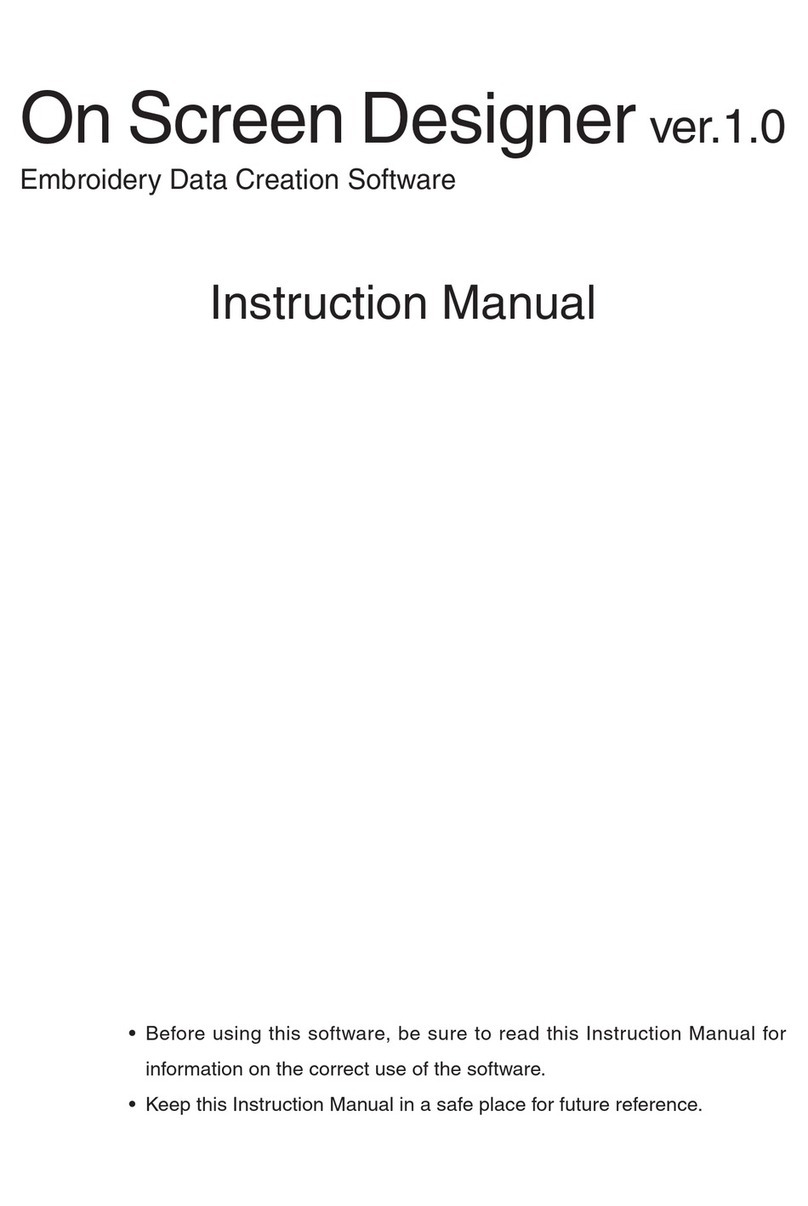 Baby Lock On Screen Designer User manual