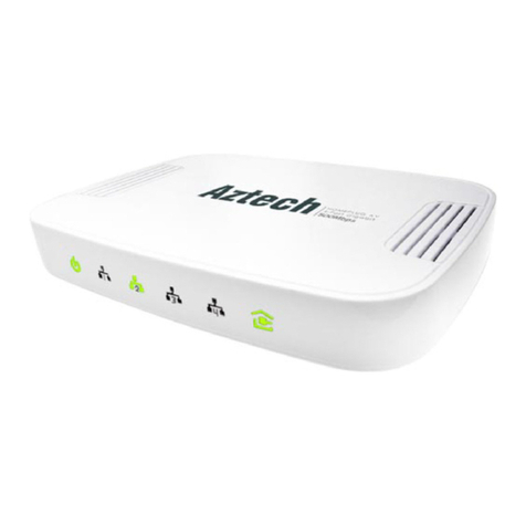 Aztech 500Mbps 4-Port HomePlugAV Ethernet Adaptor user manual
