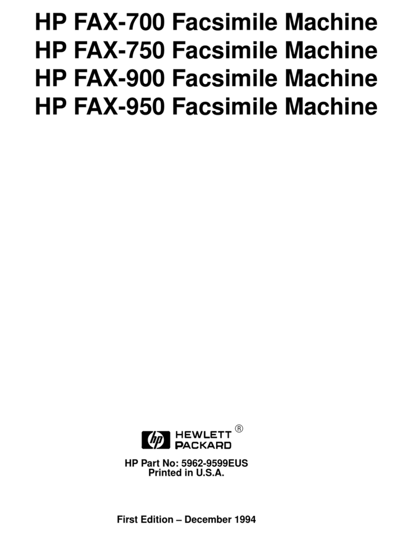 HP FAX-700 User manual