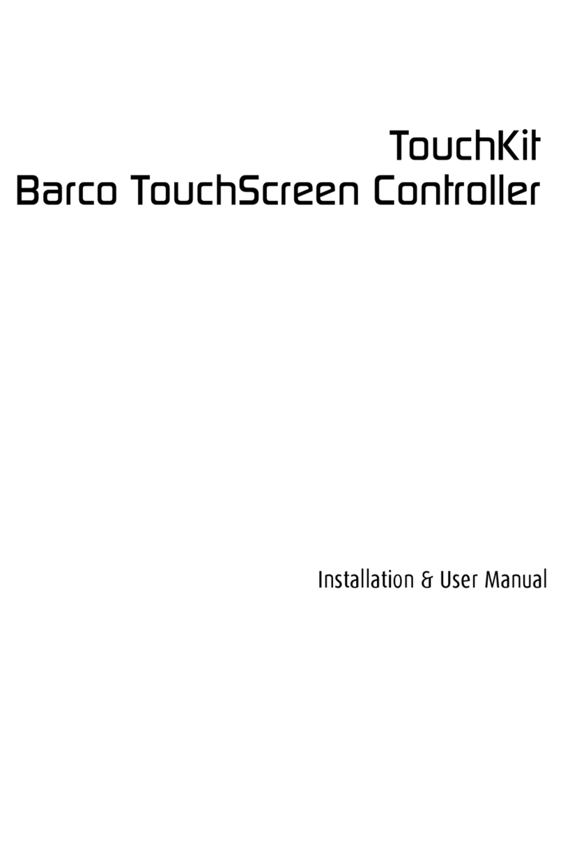 Barco TouchKit Installation & user manual