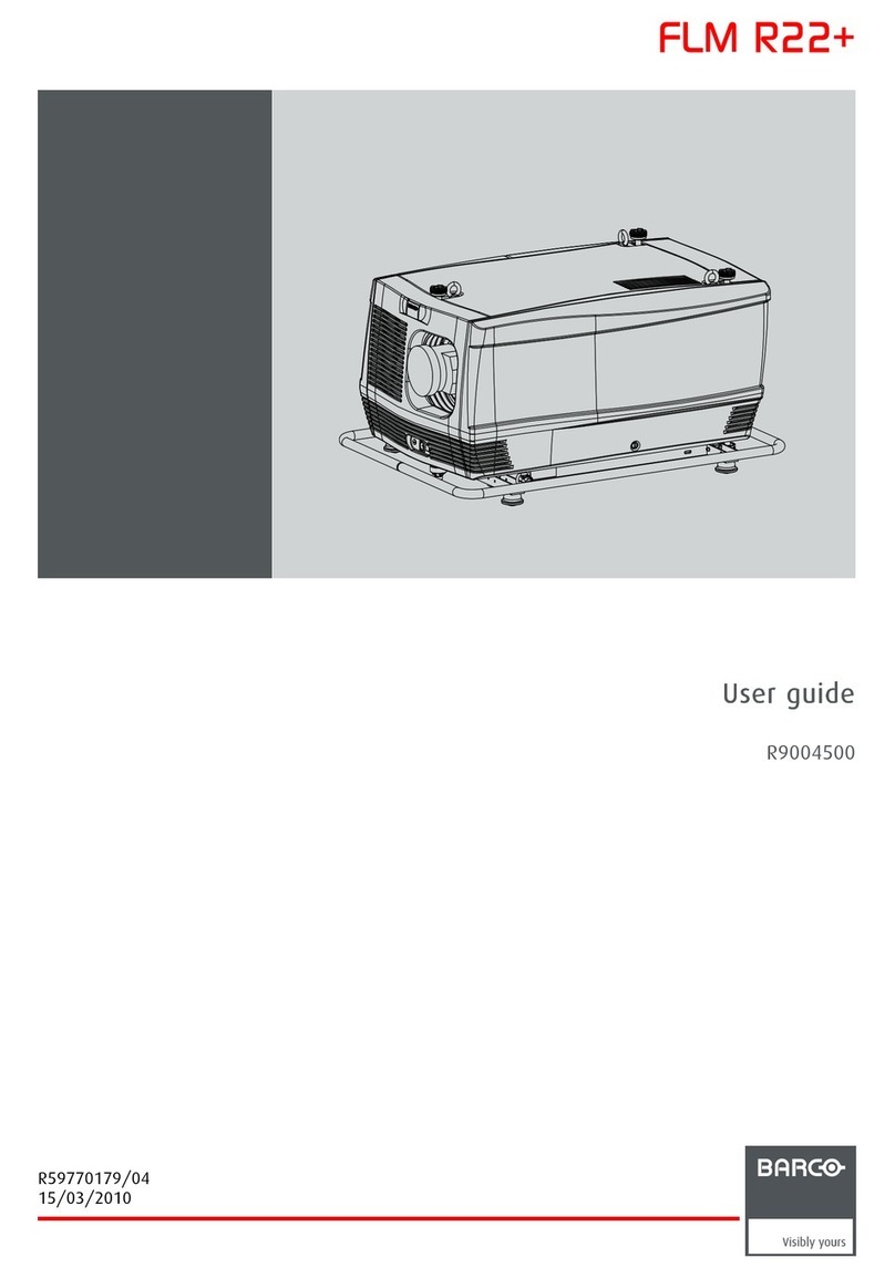 Barco FLM R22+ User manual