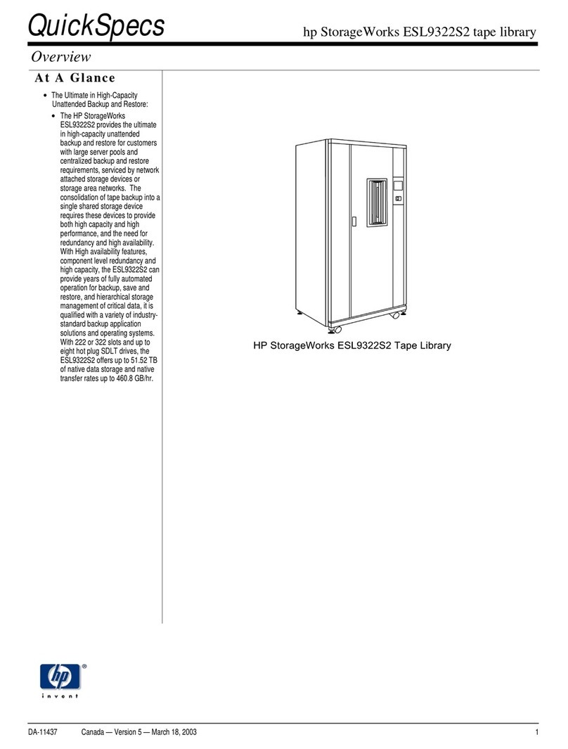 HP StorageWorks ESL9322S2 User manual