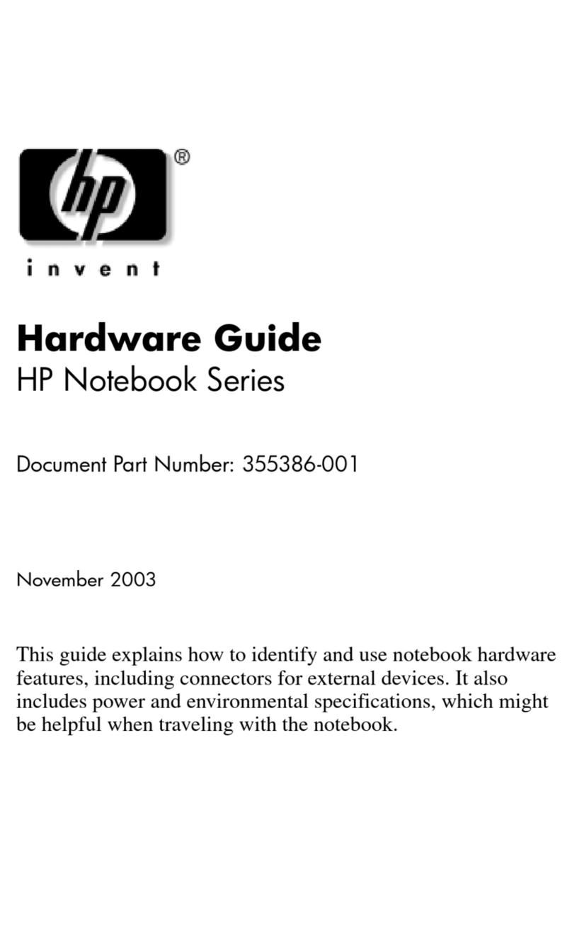 HP Notebook Series Installation instructions