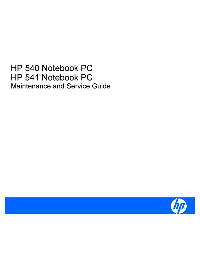 HP 540 - Notebook PC Manual