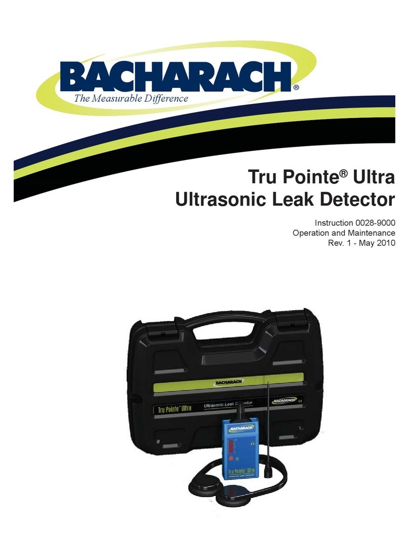 Bacharach Tru Pointe Ultra Operation and maintenance guide Bacharach Tru Pointe Ultra Operation and maintenance guide