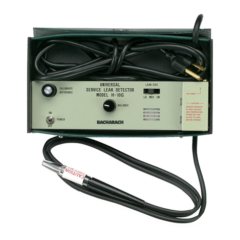 Bacharach H-10G user manual