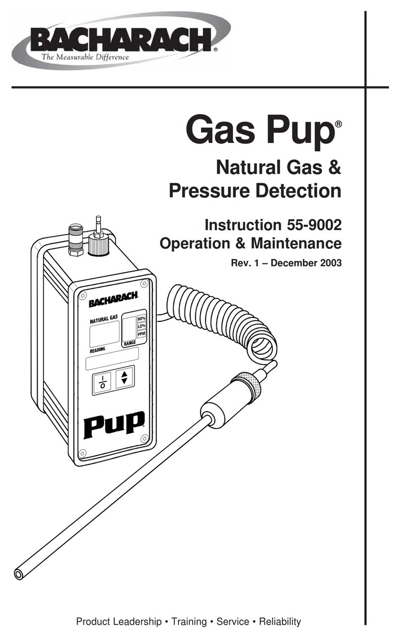 Bacharach Gas Pup Instruction