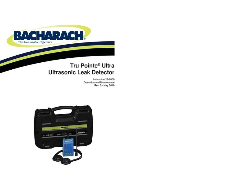 Bacharach Tru Pointe Ultra Operation and maintenance guide