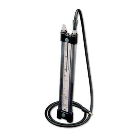 Bacharach MANOMETER GAS PRESSURE GAUGE manual