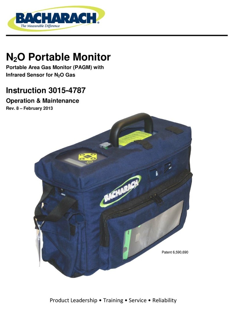 Bacharach N2O Portable Monitor User manual