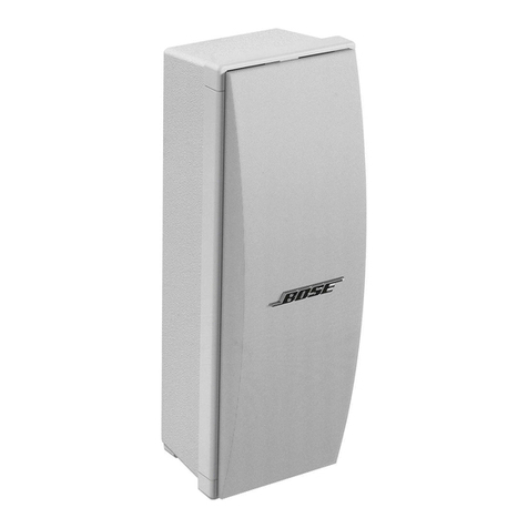 Bose Panaray 402 Series II User manual