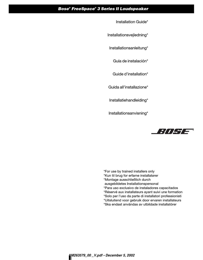 Bose Companion 3 Series II User manual