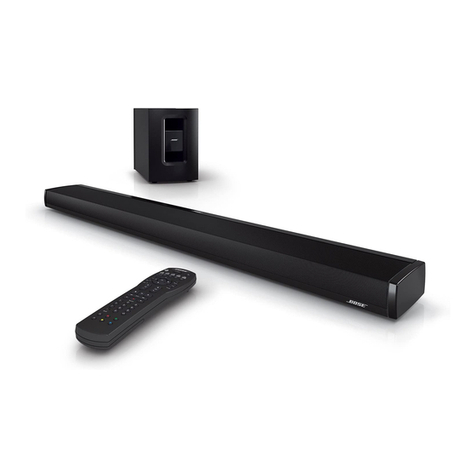 Bose CINEMATE 1 SR Setup guide