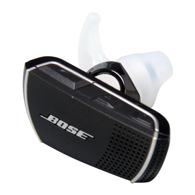 Bose BLUETOOTH HEADSET 2 SERIES User manual