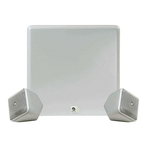 Boston Acoustics SoundWare XS 2.1 Owner's manual/safety instructions/compliance information