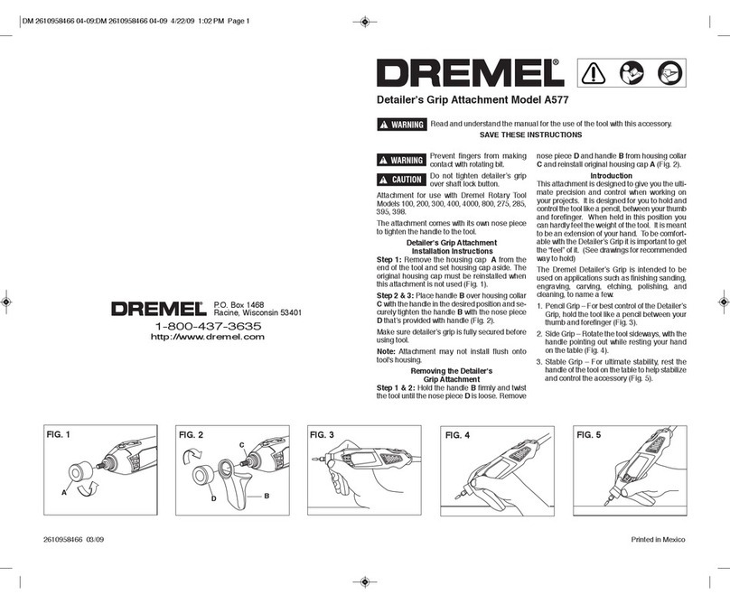 Dremel A577 instructions