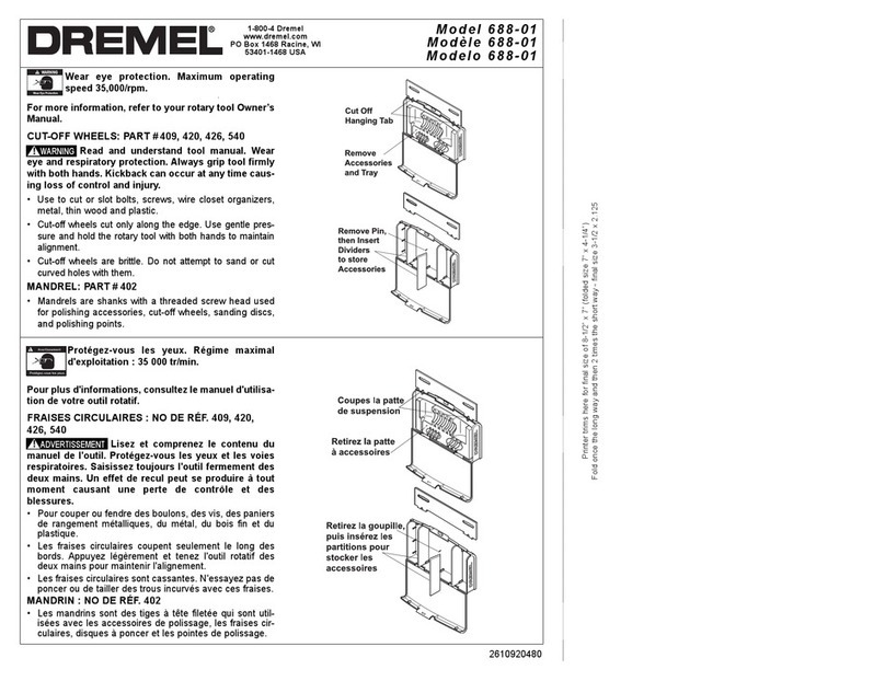 Dremel 688-1 user manual