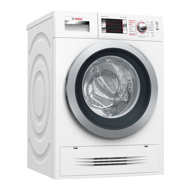Bosch Washing/Drying Range Configuration guide
