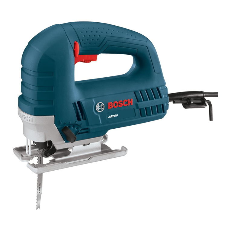 Bosch JS260 Operating/safety instructions