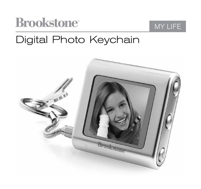 Brookstone MY LIFE Digital Photo Keychain user manual