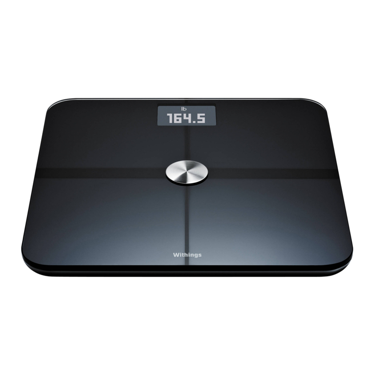 Withings Smart Body Scale User manual