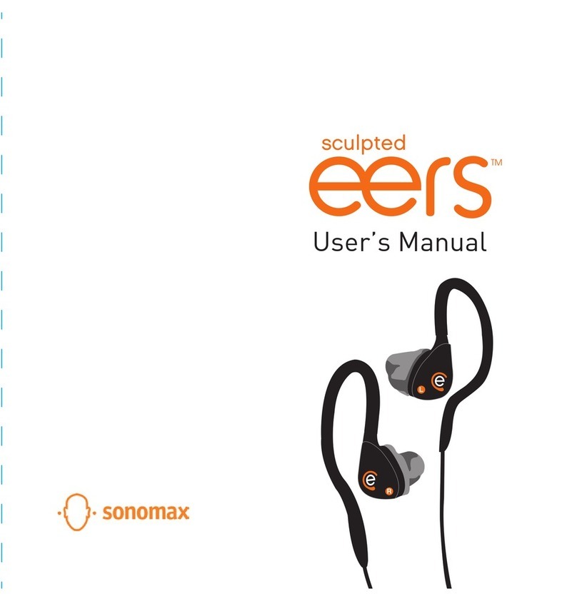 Sonomax sculpted EERS User manual