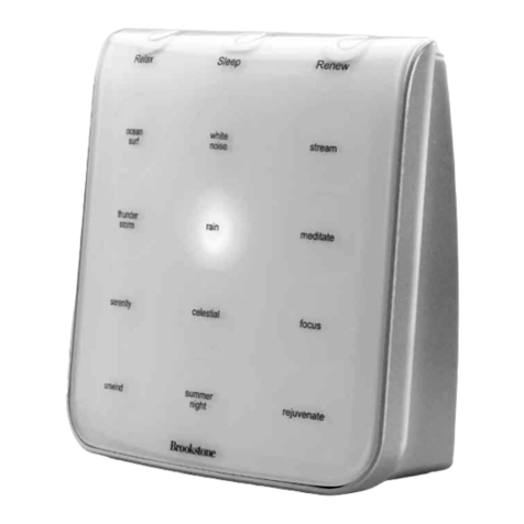 Brookstone tranquil moments user manual