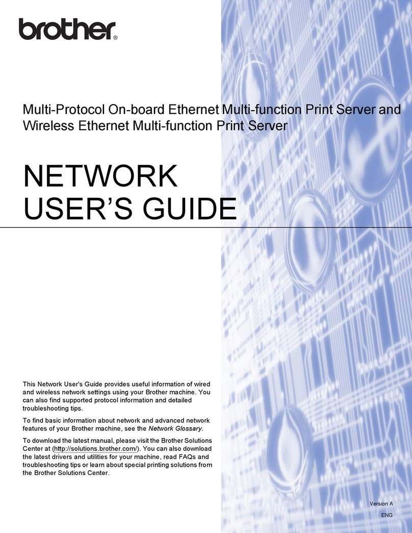 Brother Multi-protocol On-board Ethernet Multi-function Print... Installation instructions Brother Multi-protocol On-board Ethernet Multi-function Print... Installation instructions