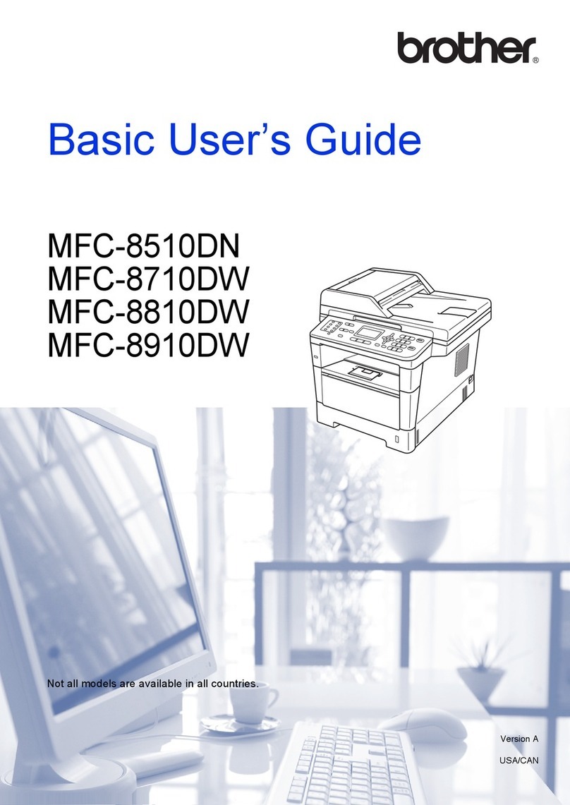 Brother MFC-8510DN Operating and maintenance manual