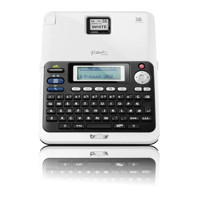 Brother P-touch PT-2030 User manual