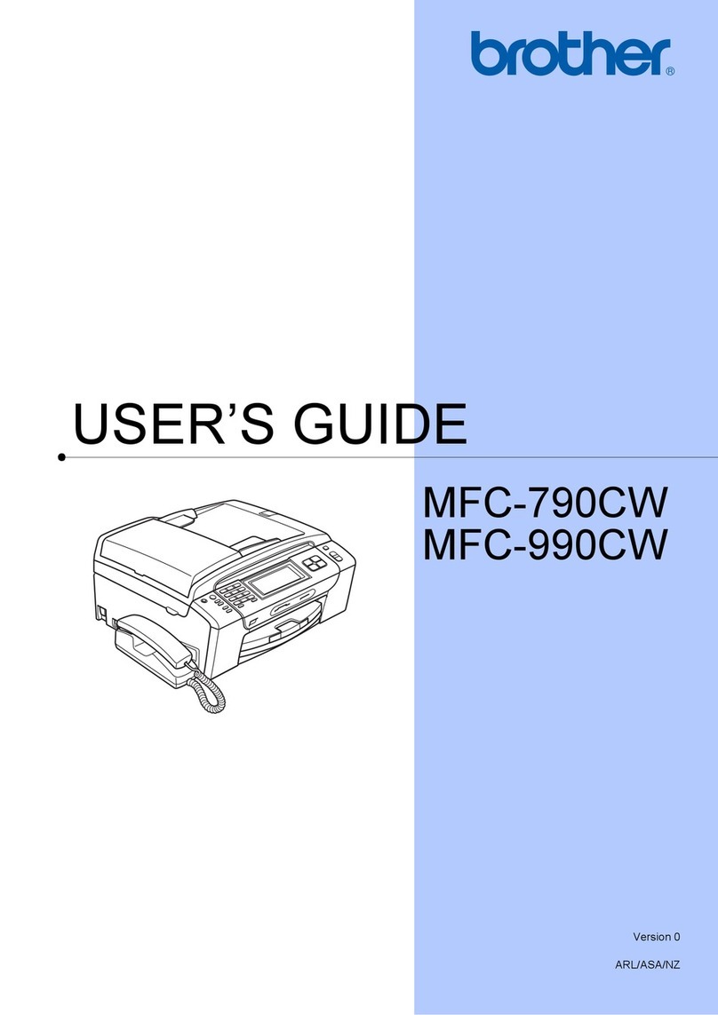 Brother MFC-790CW User manual