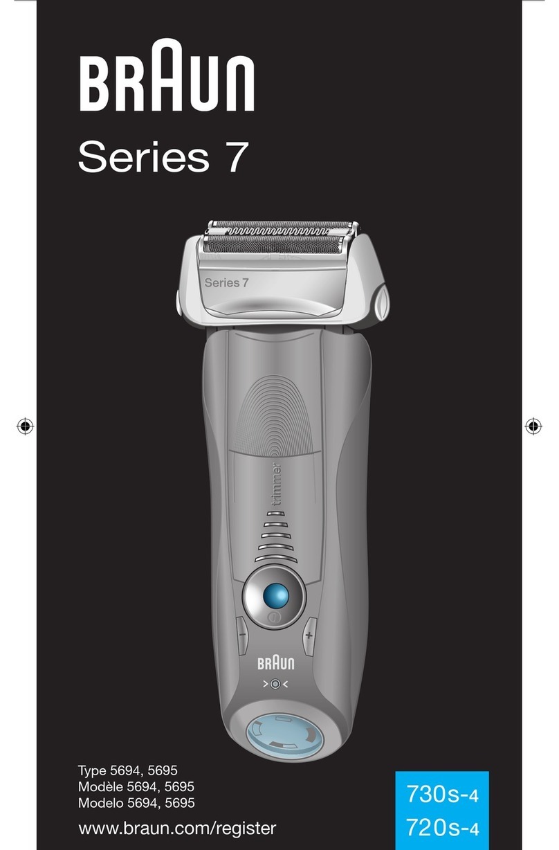 Braun 730s-4 User manual Braun 730s-4 User manual