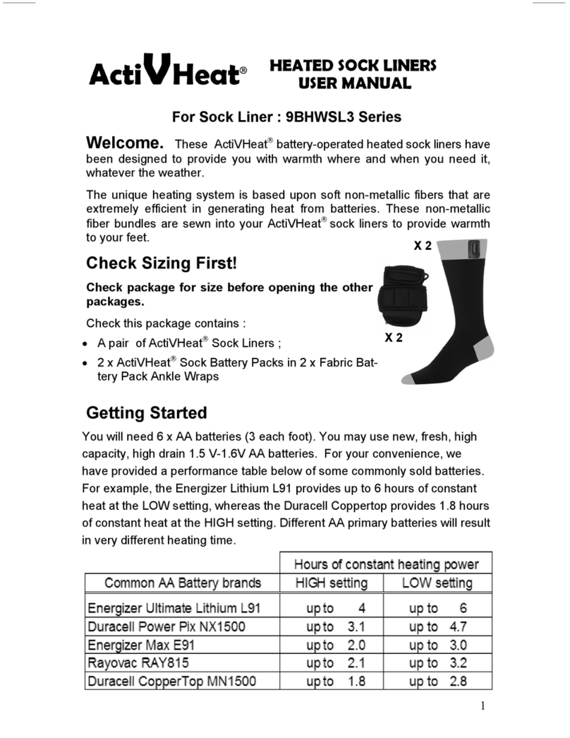 ActiVHeat 9BHWSL3 Series user manual