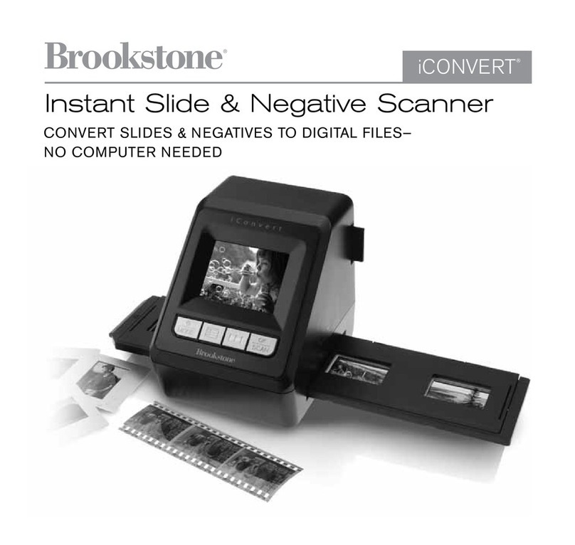 Brookstone Instant Slide & Negative user manual